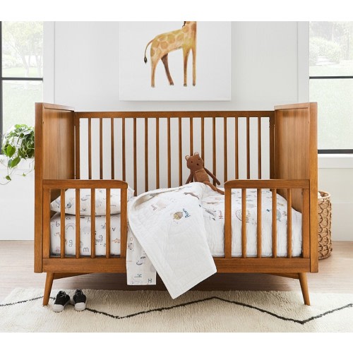 west elm x pbk Mid-Century Toddler Bed & Conversion Kit | Pottery Barn Kids