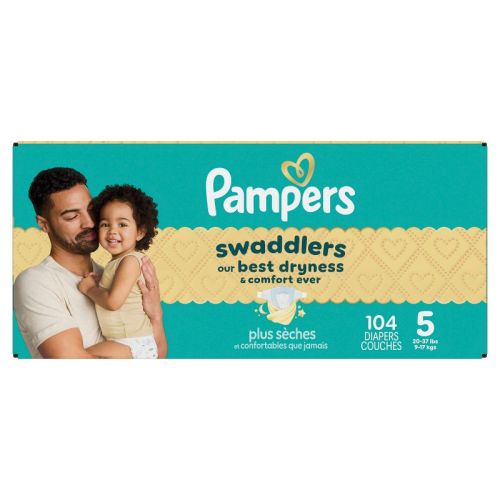 Pampers Swaddlers Sensitive Disposable Diapers - Size 5 - 104ct