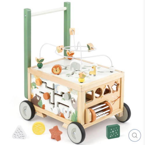 Joyreal Baby Walker - Montessori Push Toy with Non-Slip Wheels​