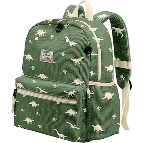 Corduroy Toddler Backpack for Boys 2-5: Kids Preschool Backpacks for Girls -13.5" H Fit Folder