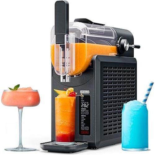 Iceman by Chefman Slush-Ease 68oz Slushie Machine, 48oz Liquid Capacity Frozen Drink Maker & Slushy Machine with 5 Presets and LED Display, Perfect for Frozen Margaritas, Frappes, Smoothies & Shakes