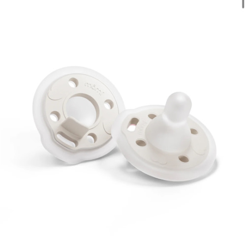 mōmi babypace pacifier 2-set - pearl