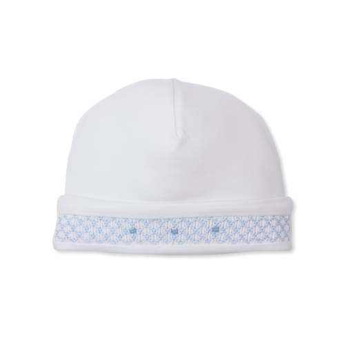 CLB Fall 25 White/Blue Hand Smocked Hat