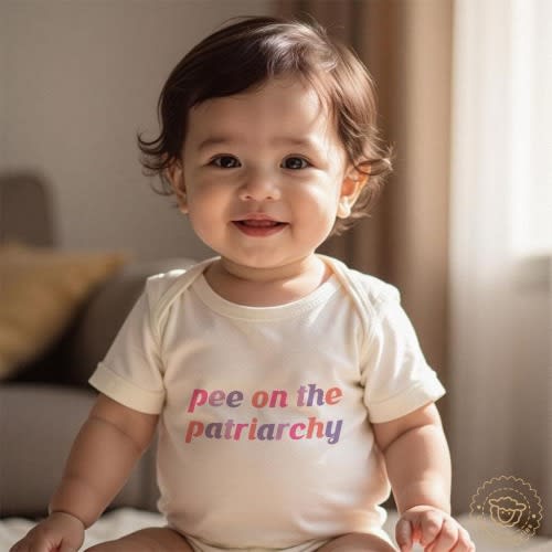 Pee On The Patriarchy Baby Bodysuit, Social Justice Baby Bodysuit,Female Empowerment Baby Bodysuit,Baby Announcement Outfit,Baby Shower Gift