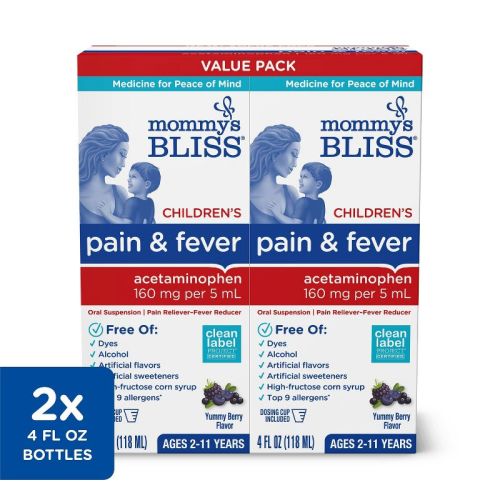 Mommy's Bliss Children's Acetaminophen Pain Reliever Liquid - 2pk
