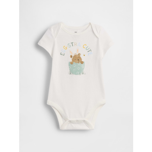 Baby First Favorites Organic Cotton Bow Bodysuit