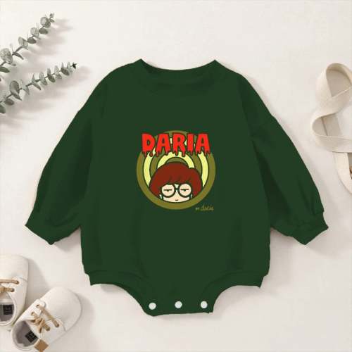 - Daria Sick Sad world Baby Romper Sweatshirts Kids's 0-3M Forest Green sold by JessalinBeaulieu9k0kp | SKU 2552967972 | Printerval