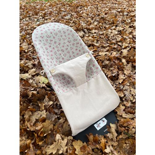 Handmade BabyBjorn Bouncer Cover "Roses" / 80% Cotton/ Cute Bouncer Sleeve Replacement/ Baby Accessories/ Gift For Newborn