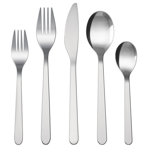 FÖRNUFT 20-piece cutlery set - stainless steel