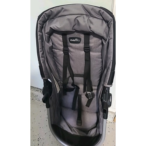 Evenflo Pivot Kids Baby Single stroller Seat Frame Replacement Gray