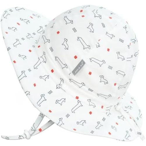 JAN & JUL Adjustable Cotton Floppy Sun Hat with 50+ UPF Protection for Boys