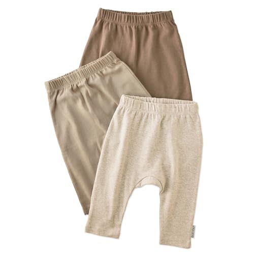 Baby Harlowe 3-Pack Pants​ 100% Organic Cotton for Baby Boys & Girls