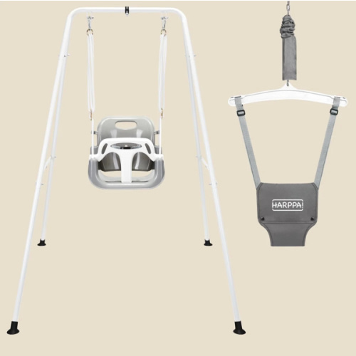 HARPPA 2-in-1 Foldable Toddler Swing Set