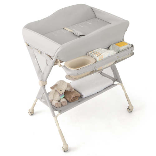 Baby Changing Table | Foldable Diaper Changing Station - Baby Joy AU – Babyjoy