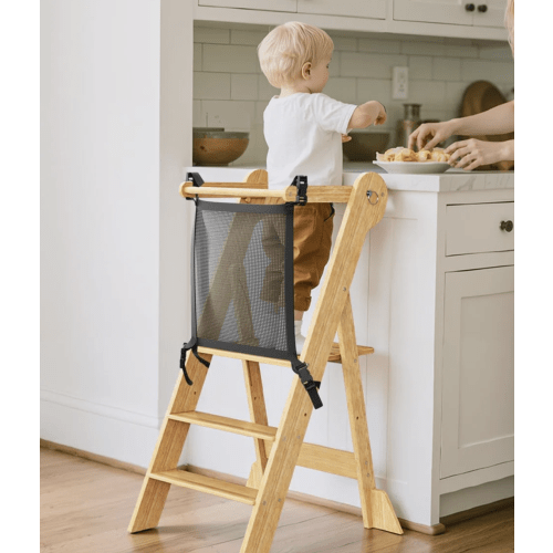 Toddler Stool with Safety Rail