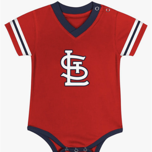 Outerstuff MLB Newborn & Infants 0-24 Months Official Primary Logo Creeper Romper Jersey