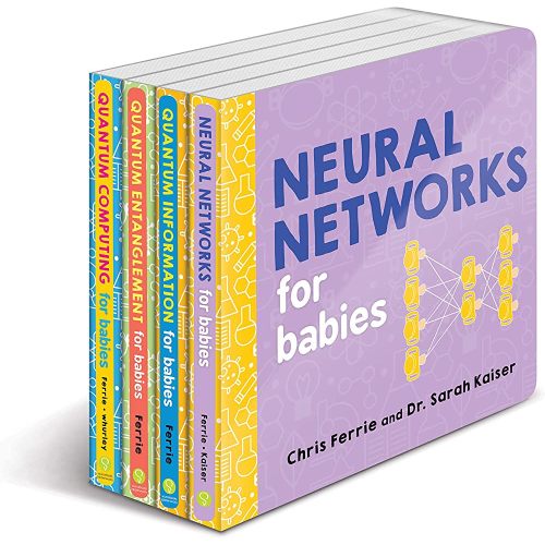 Baby University Quantum Science Board Book Set: STEM Board for Toddlers