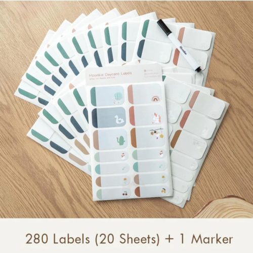 Sticky Labels | Two Sizes Available | Moonkie