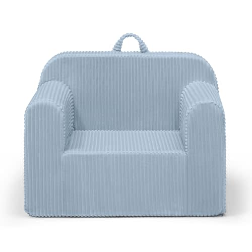 Delta Children Cozee Corduroy Foam Chair, Blue