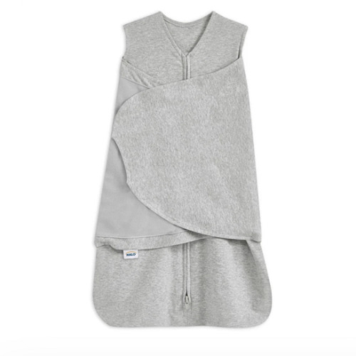 Heather Gray Cotton Swaddle - NewBorn | HALO
