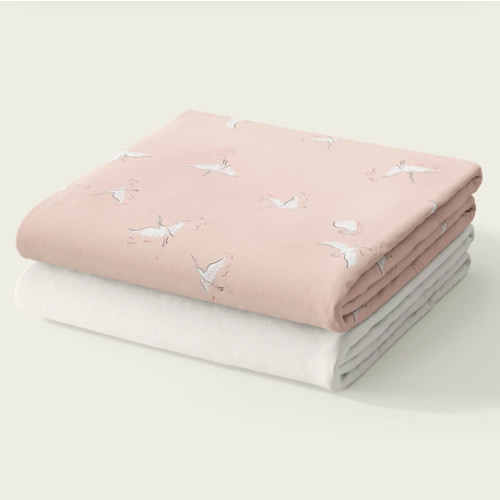 Swan Crib Sheet Set