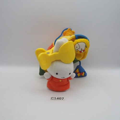 Miffy C1407 Hanging Baby Toy Clip Apollo sha Plush 4.5" Development Toy Doll