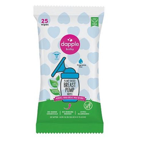 Dapple Baby Plant-Based Breast Pump Wipes 25ct