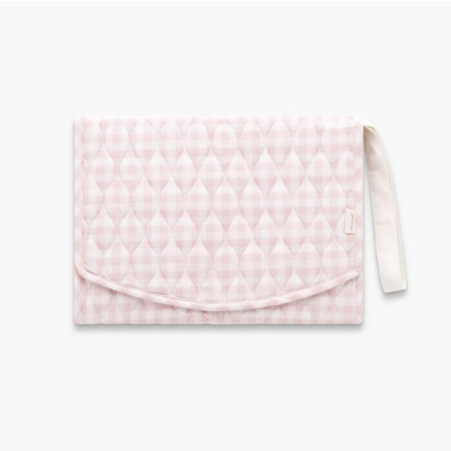 Portable Changing Pad - Pink Gingham | Gooselings
