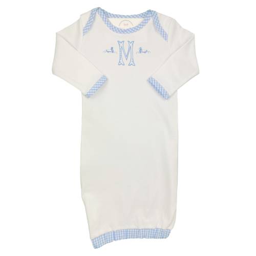 Multi Option Embroidered Baby Boy Gown (10 Design Options)