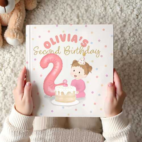Personalized 2nd Birthday Book Customized Two Year Old Girl Or BoyName Storybook Gift | Keepsake Gift From Grandma, Aunt, Godmom Baby Shower