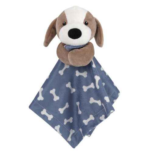 Baby Essentials Minky Doll Animal Snuggler Blanket for Newborns, Infants, Toddlers, Cuddling, Naptime and Bedtime in Puppy Dog Bone