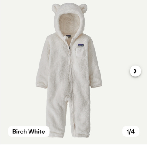 Patagonia Baby Furry Friends Fleece Bunting