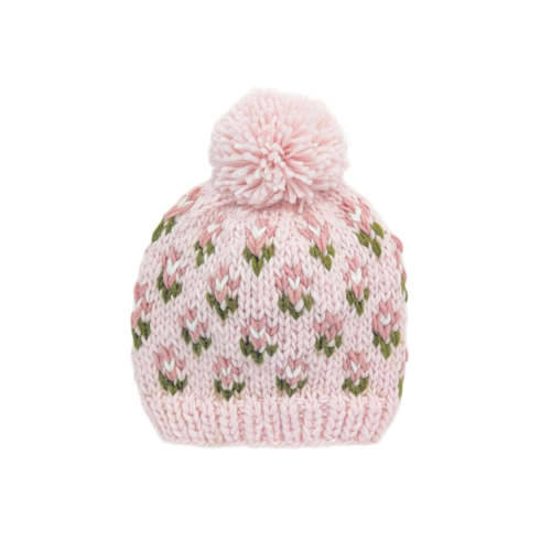 Bitty Blooms Blush Beanie Hat – oh baby!