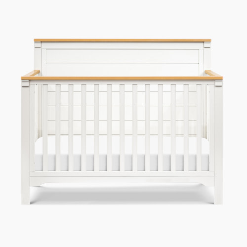daVinci Shea 4-in-1 Convertible Crib - Warm White/Honey