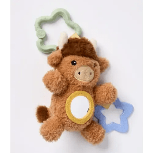 Oscar & Florri Highland Cow Pram Toy | Baby Bunting AU