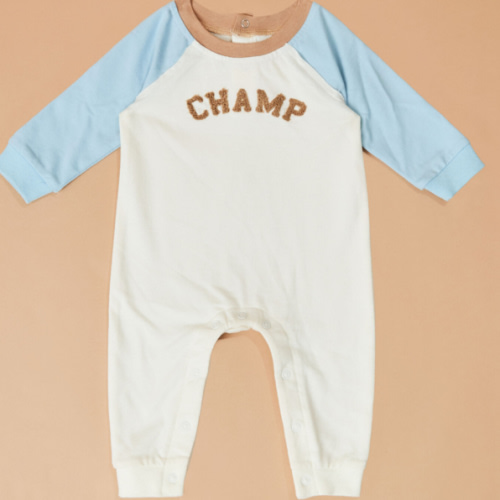 Little Champ Jumpsuit by Mud Pie in Ivory | Tullabee