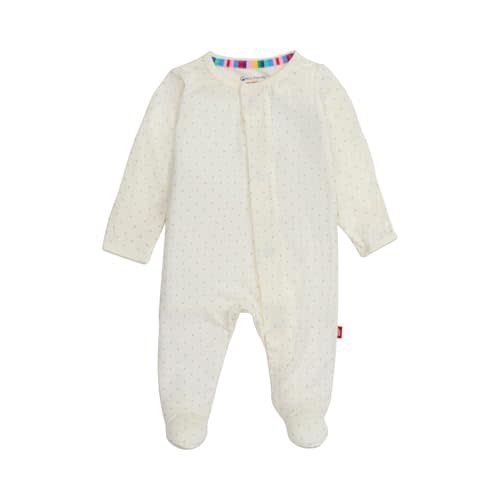 Magnetic Me Girls Modal Magnetic Baby Footie Pajamas | Silky Soft Modal Fabric | Baby Sleepers Available Sizes PRE - 24M