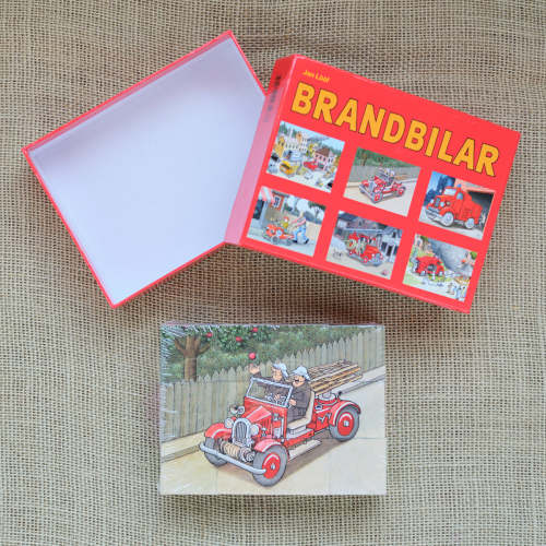 Fire Trucks Cube Puzzle