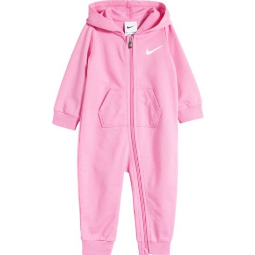 Essential Hooded Cotton Blend Coverall, 9M