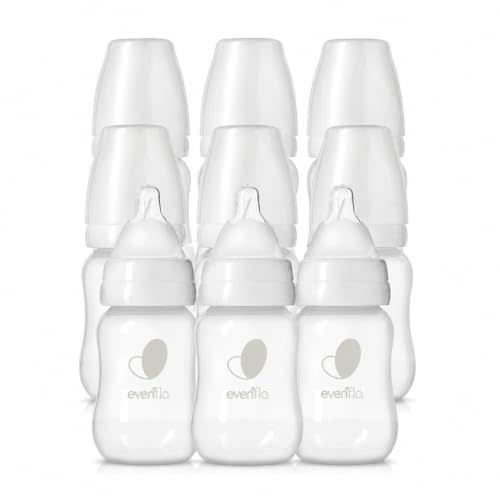 Evenflo Balance+ Standard Neck Baby Bottles 4 oz, 9 Pack | Slow Flow Nipple, BPA Free, Proflo™ Venting, Avoids Nipple Preference, Ages 0 Months+