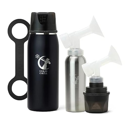 Ceres CHILL OG+ Breastmilk Chiller/Warmer – 12–38oz Portable Breast Milk Cooler, Two Chilling Options & More Capacity – Pump Compatible Container - Little Black Dress