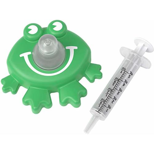 Ezy Dose Kids Medi-Pals Baby and Kid Medicine Dispenser │ Oral Syringe - Frog - 1 TSP (5 mL) Medi-Pals Oral Syringe - Frog