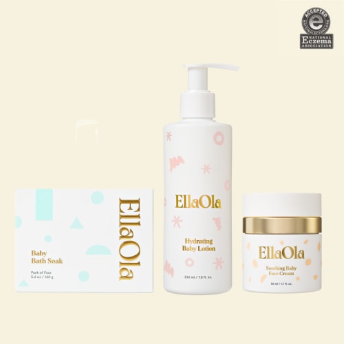EllaOla Calming Baby Eczema Trio