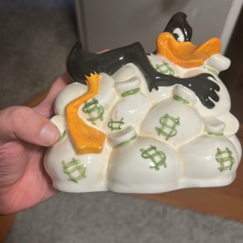 Warner Brothers Looney Tune Daffy Duck Coin Bank