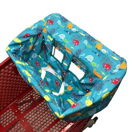Portable Shopping Cart Cover, High Chair and Grocery Cart Cover