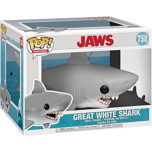 Funko POP Pop | Movies: Jaws - Jaws 6'', Multicolor