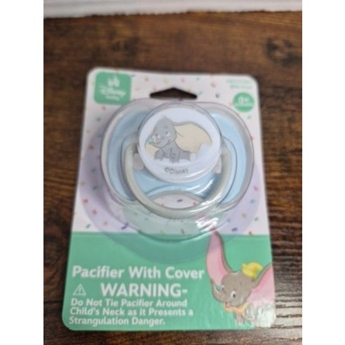 Disney Baby Dumbo Pacifier with Cover Blue Boys BPA Free New 0m+