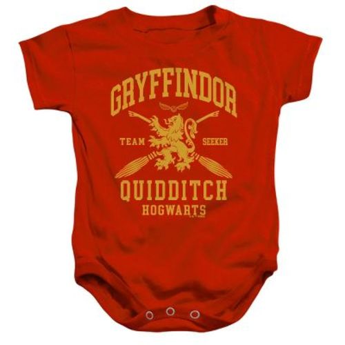 Baby Harry Potter Harry Potter Gryffindor Quidditch Infant Bodysuit Red 24 Months