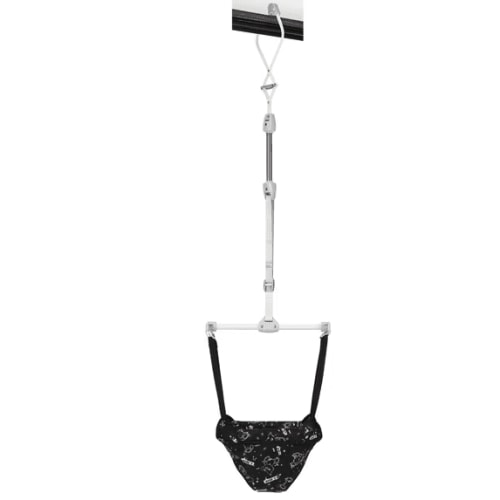 Baby Door Jumper for 6-12 Months Infant Unisex Toddler, Adjustable Strap and Seat, Black