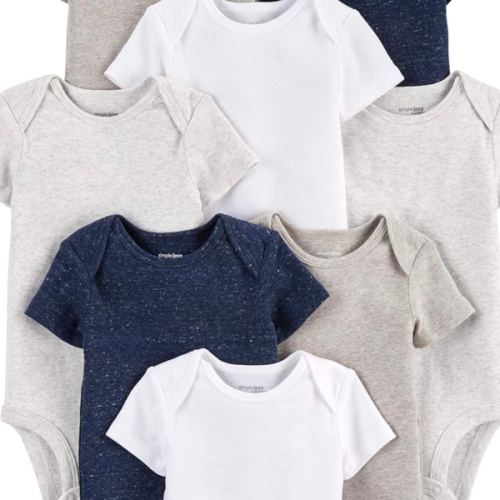 Simple Joys by Carter's Baby 8-Pack Short-Sleeve Bodysuit 6-9 months